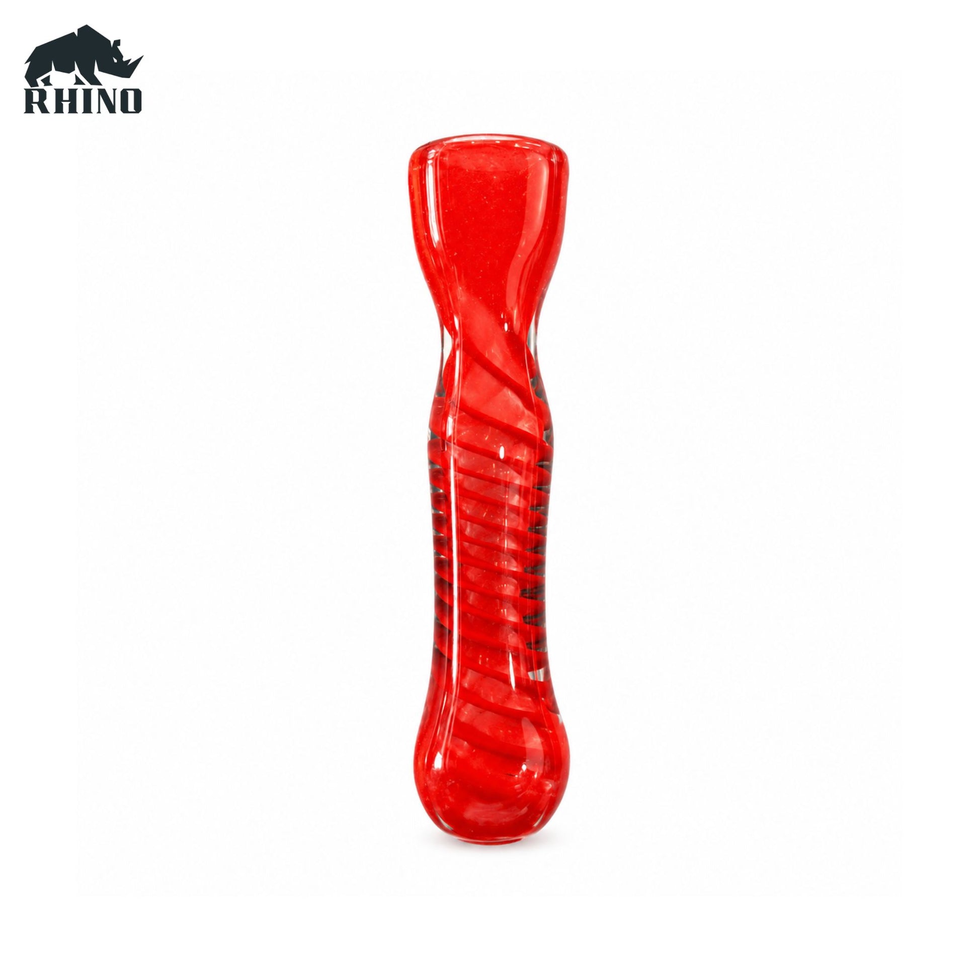 Glass One Hitter Pipe - Red 