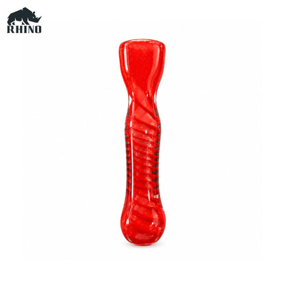 Glass One Hitter Pipe - Red 