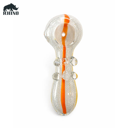 4 Inch Glass Herb Smoking- White