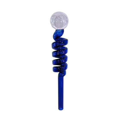 Glass Oil Burner Pipe—Blue