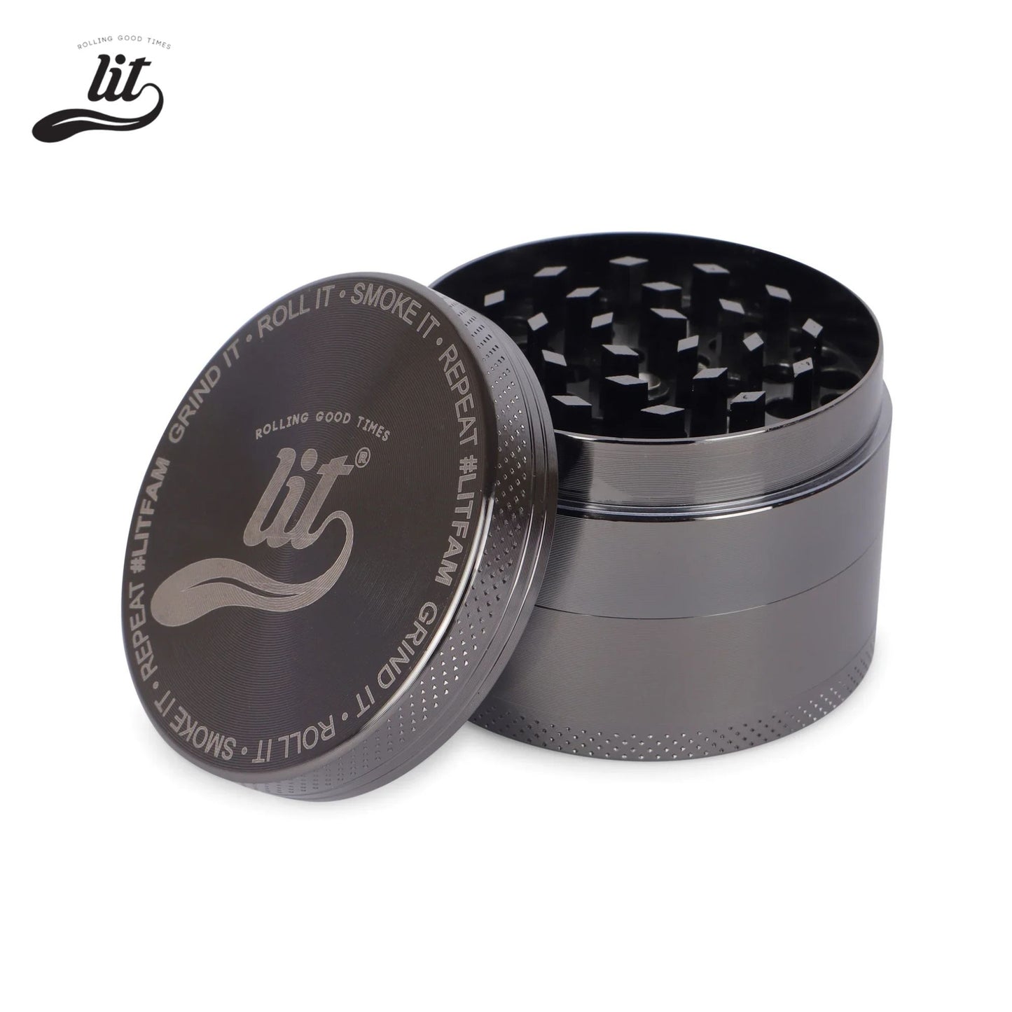 Metal Weed Crusher - Black