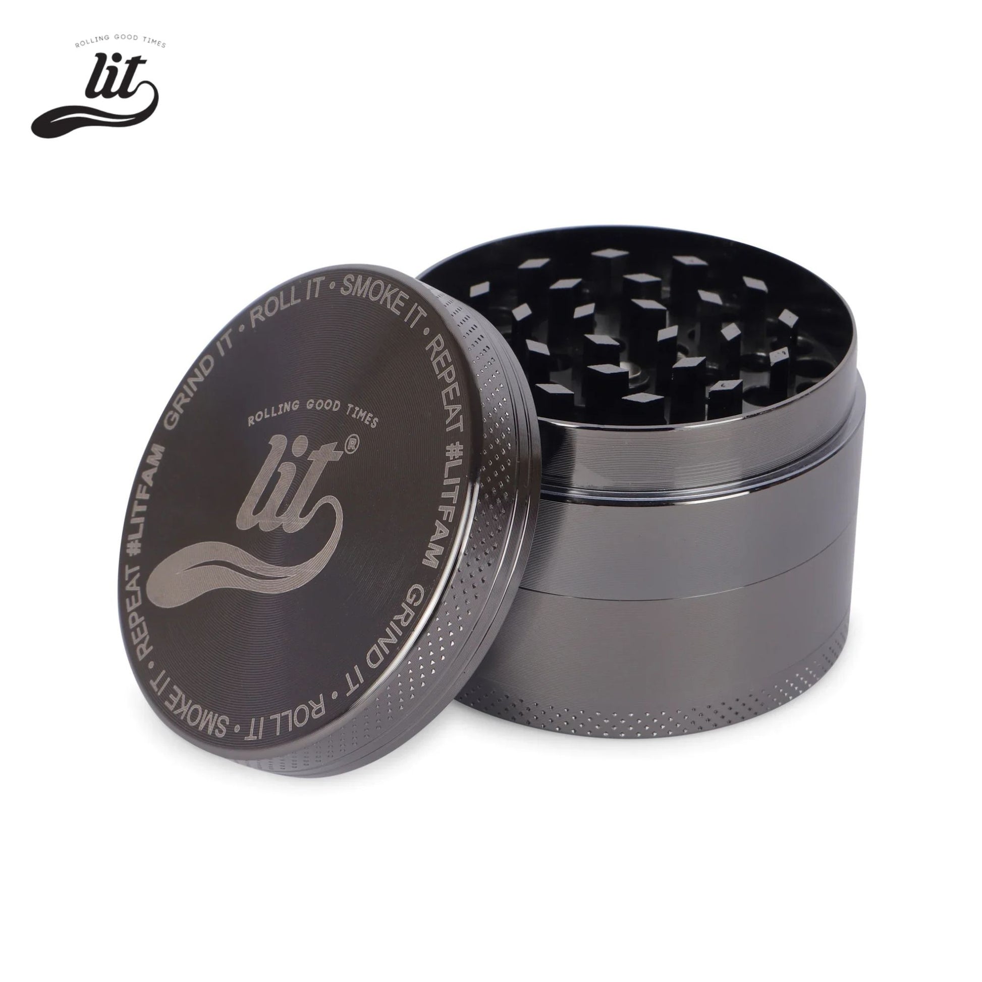 Metal Weed Crusher - Black
