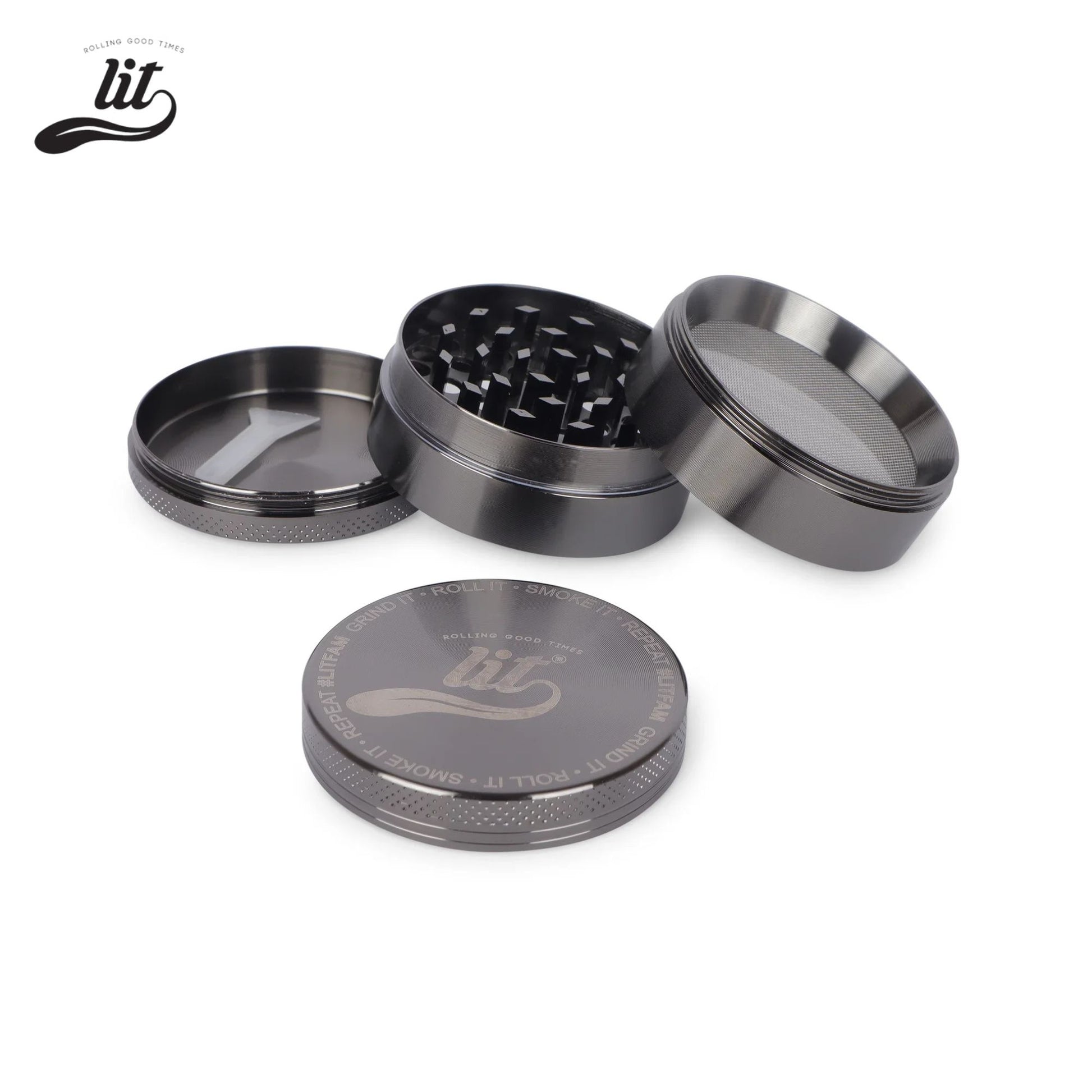 Metal Herb Grinder - Black