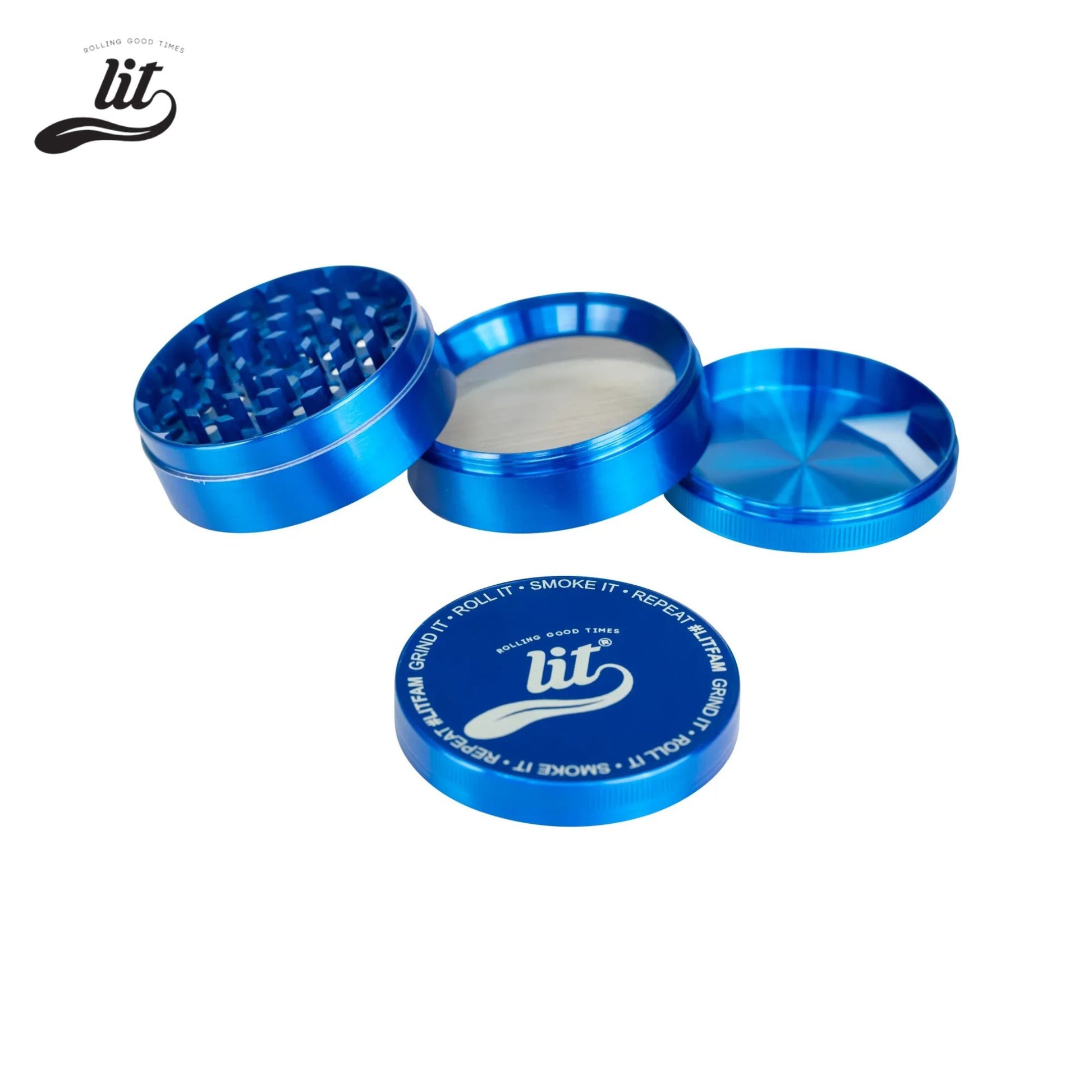 Metal Weed Crusher- Blue 
