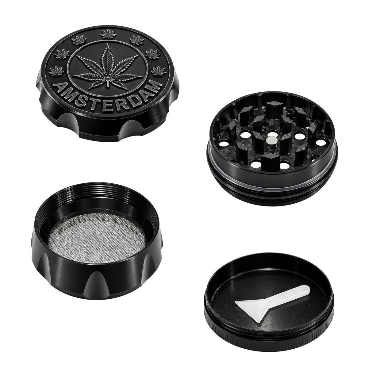 4 Part Amsterdam Premium Herb Crusher