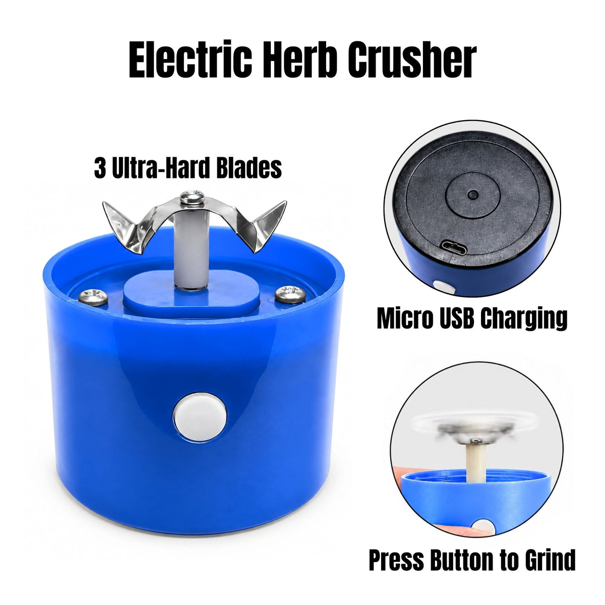 Electric Herb Grinder Crusher 