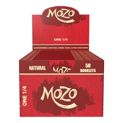 Bongchie Mozo 1 1/4th Size Brown Rolling Paper – Natural, Unbleached, and Slow-Burning for a Smoother Smoke