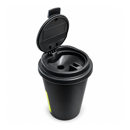 Bucket Ashtray  For Home Car With Lid - Black 