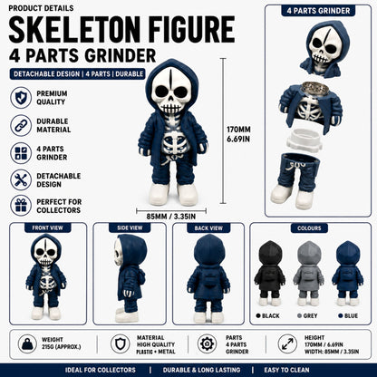 4 Part Cool Skeleton Grinder