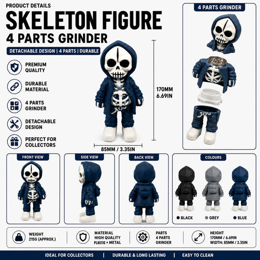 4 Part Cool Skeleton Grinder