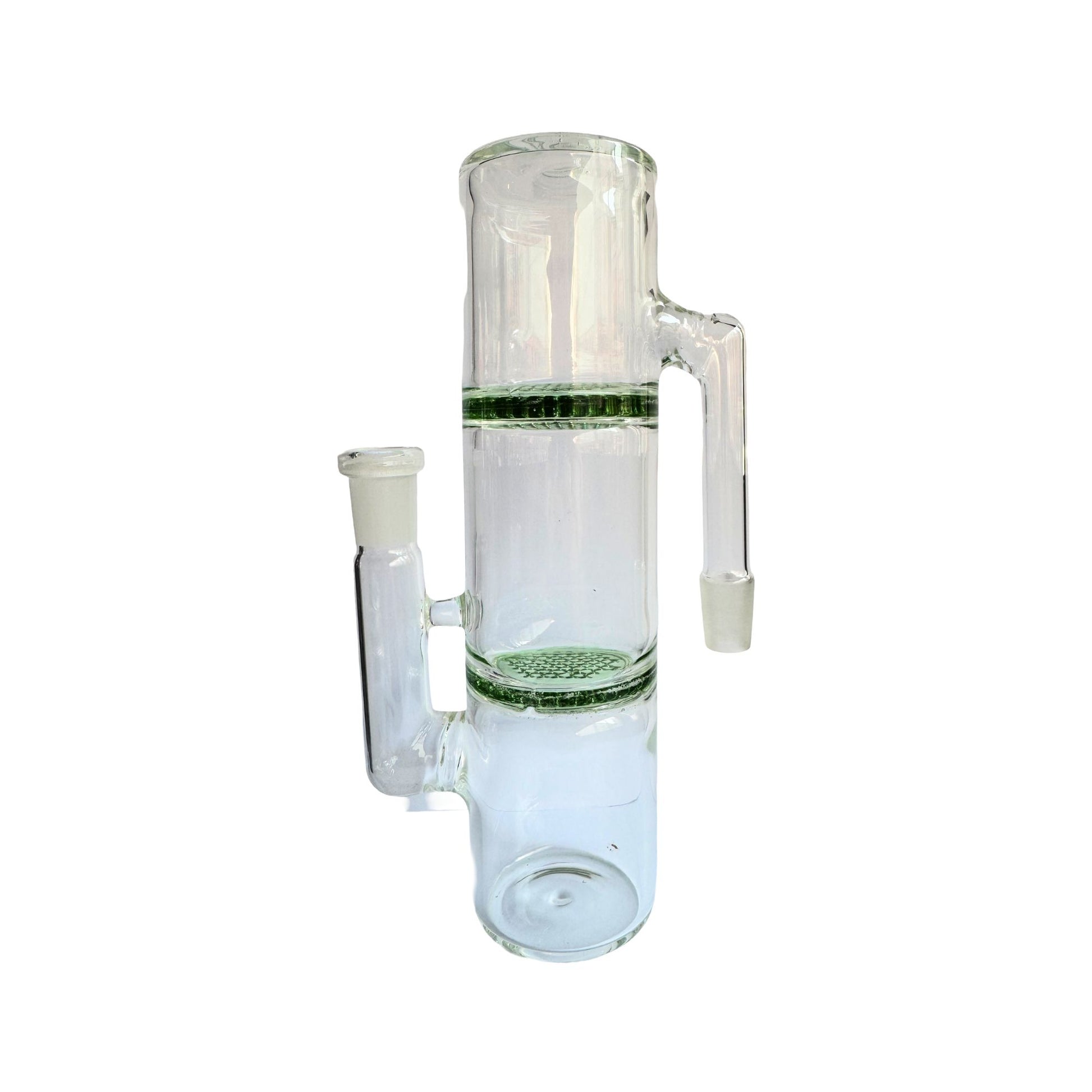 Double Percolator Borosilicate Glass Ash Catcher for Bongs 14mm