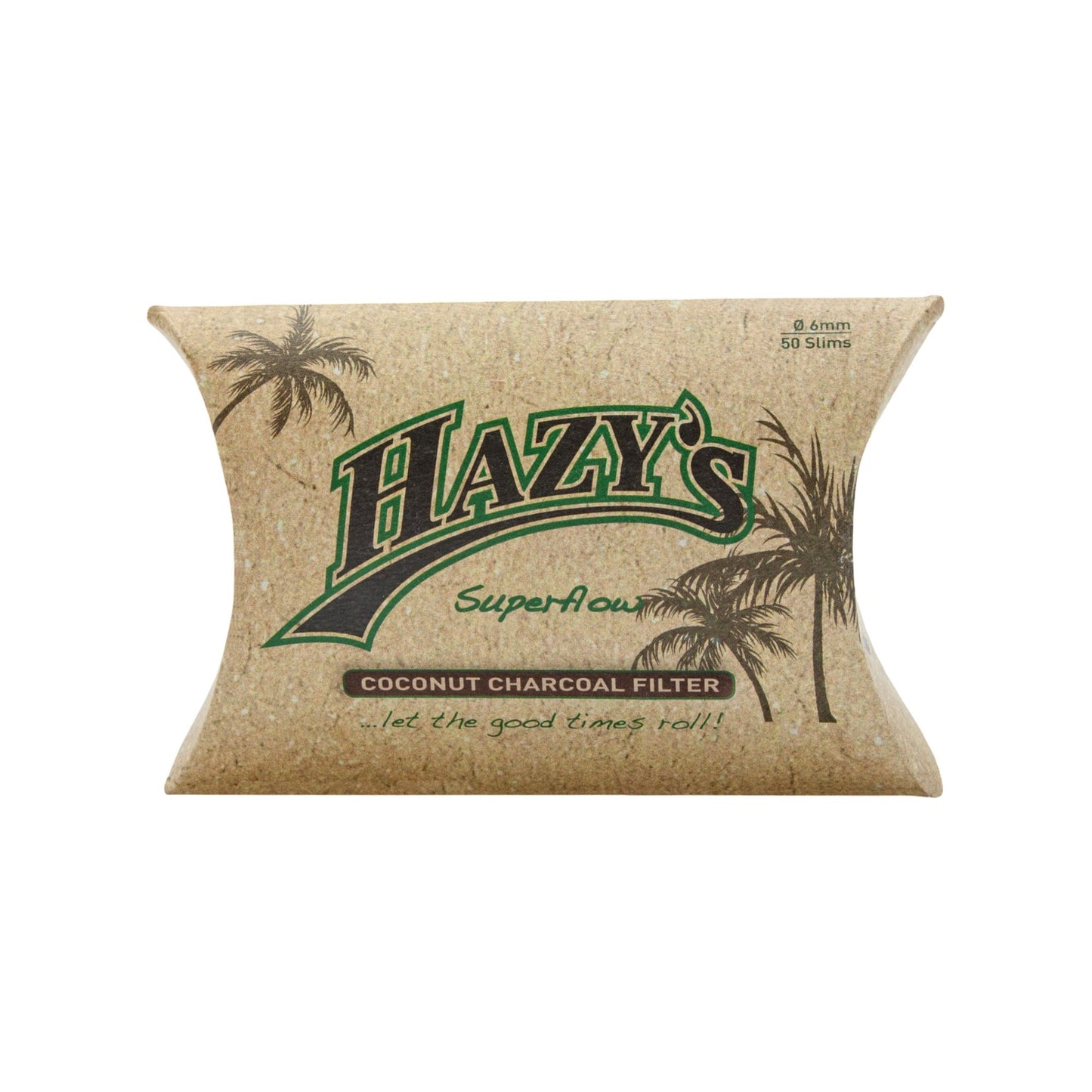 Hazy's Coconut Charcoal 6mm Filters - Pack of 50