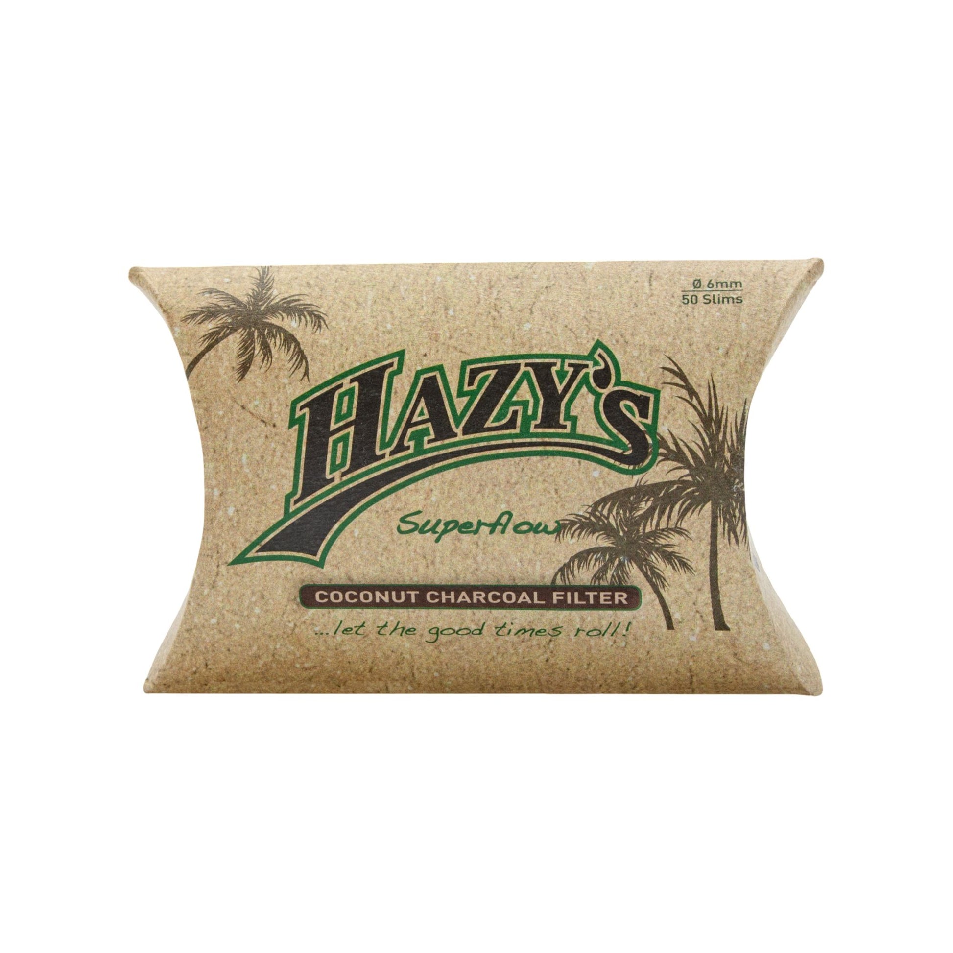 Hazy's Coconut Charcoal 6mm Filters - Pack of 50