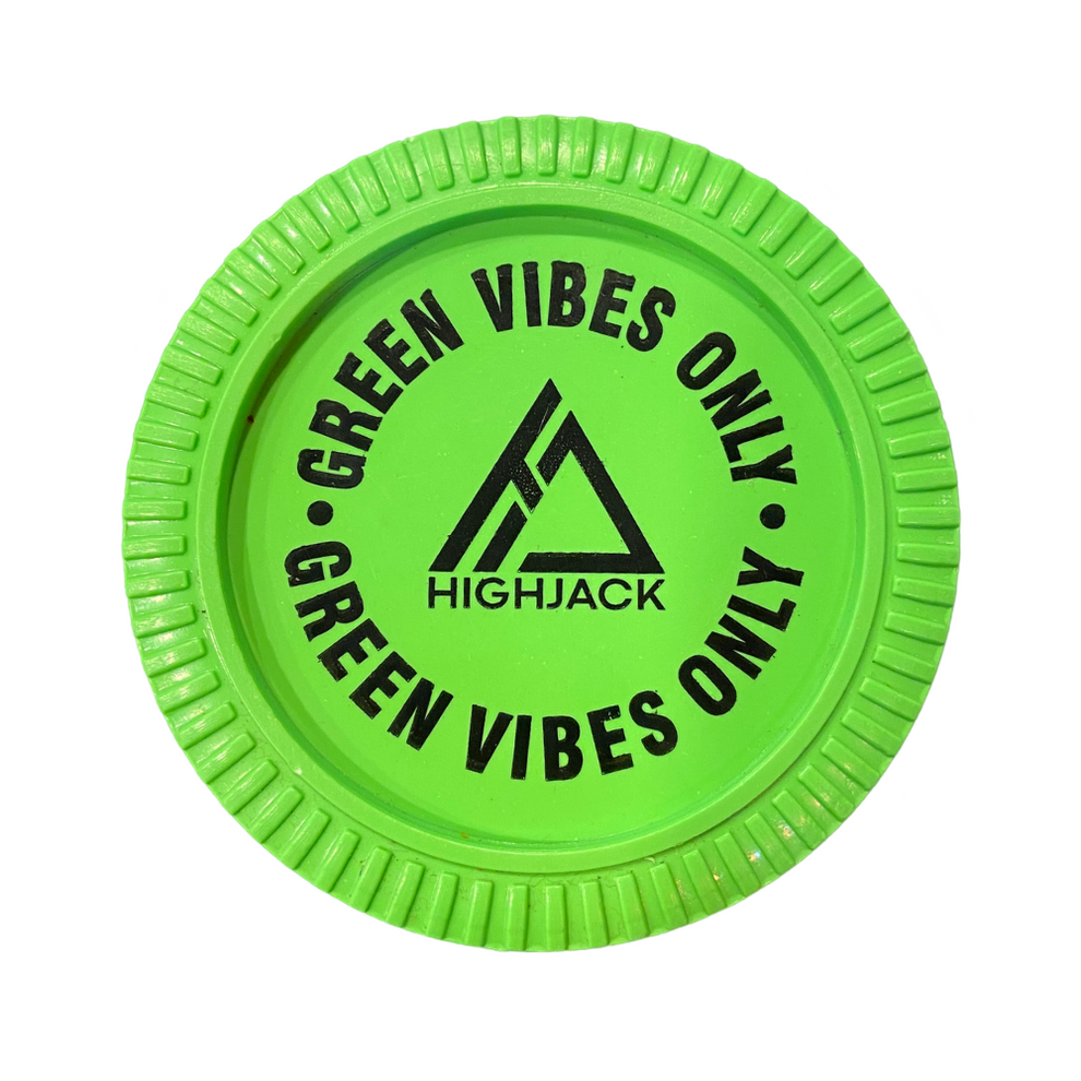 Highjack Green Vibes Only Grinder | Eco-Friendly, Portable, Durable ...