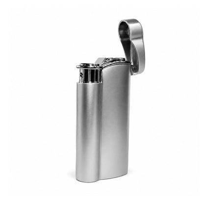 Jet Flame Gas Lighter For Smoking - Silver 