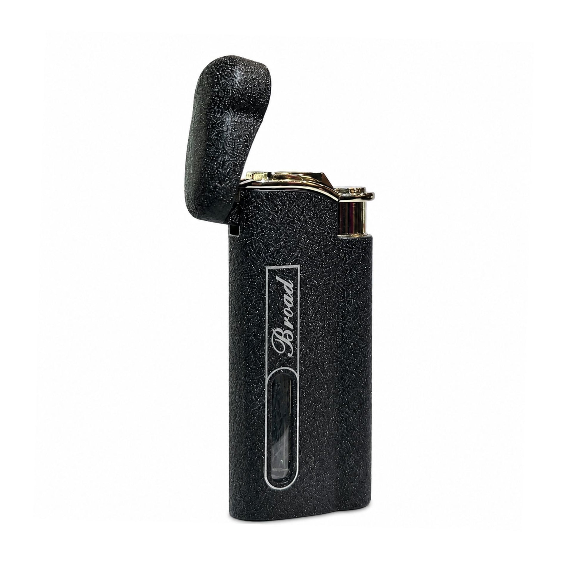 Windproof Jet Gas Lighter - Matt Black 