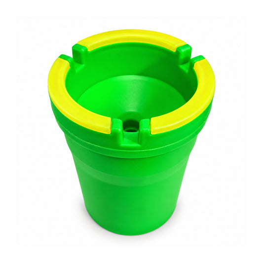 Jumbo Bucket Ashtray - Green 