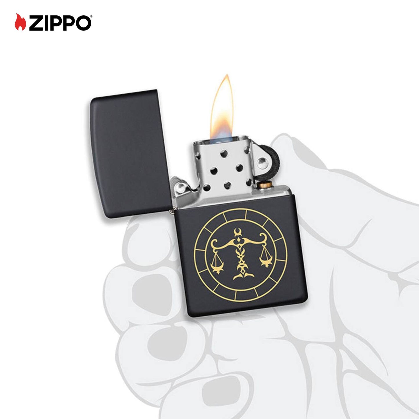 Libra Zodiac Zippo Lighter 