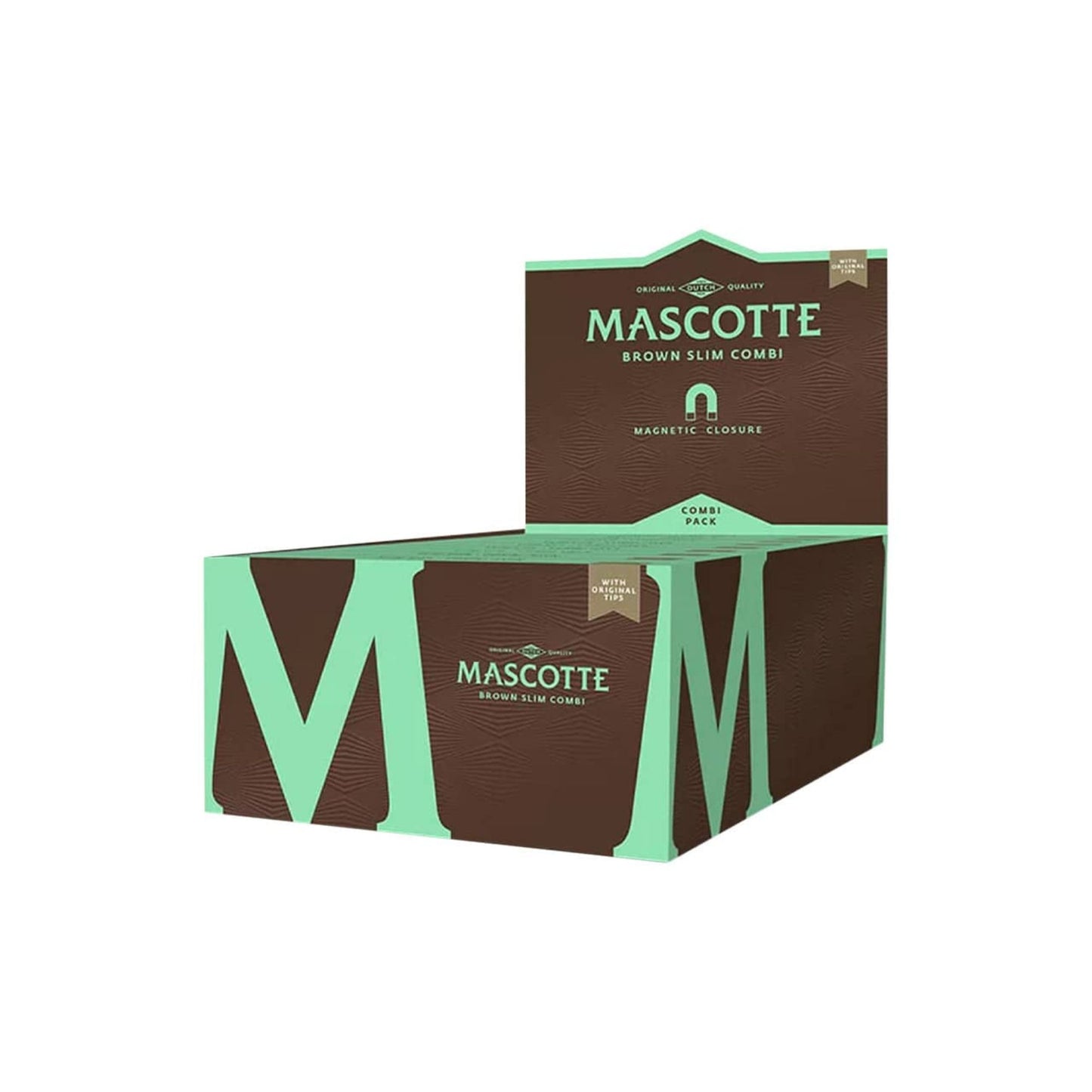 Mascotte Brown Combi Pack Rolling Papers with Tips Box