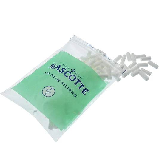 Mascotte 6mm x 15mm Menthol Filters Pack of 120