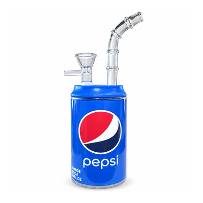 Mini Soda Can Bong With Bowl - Pepsi