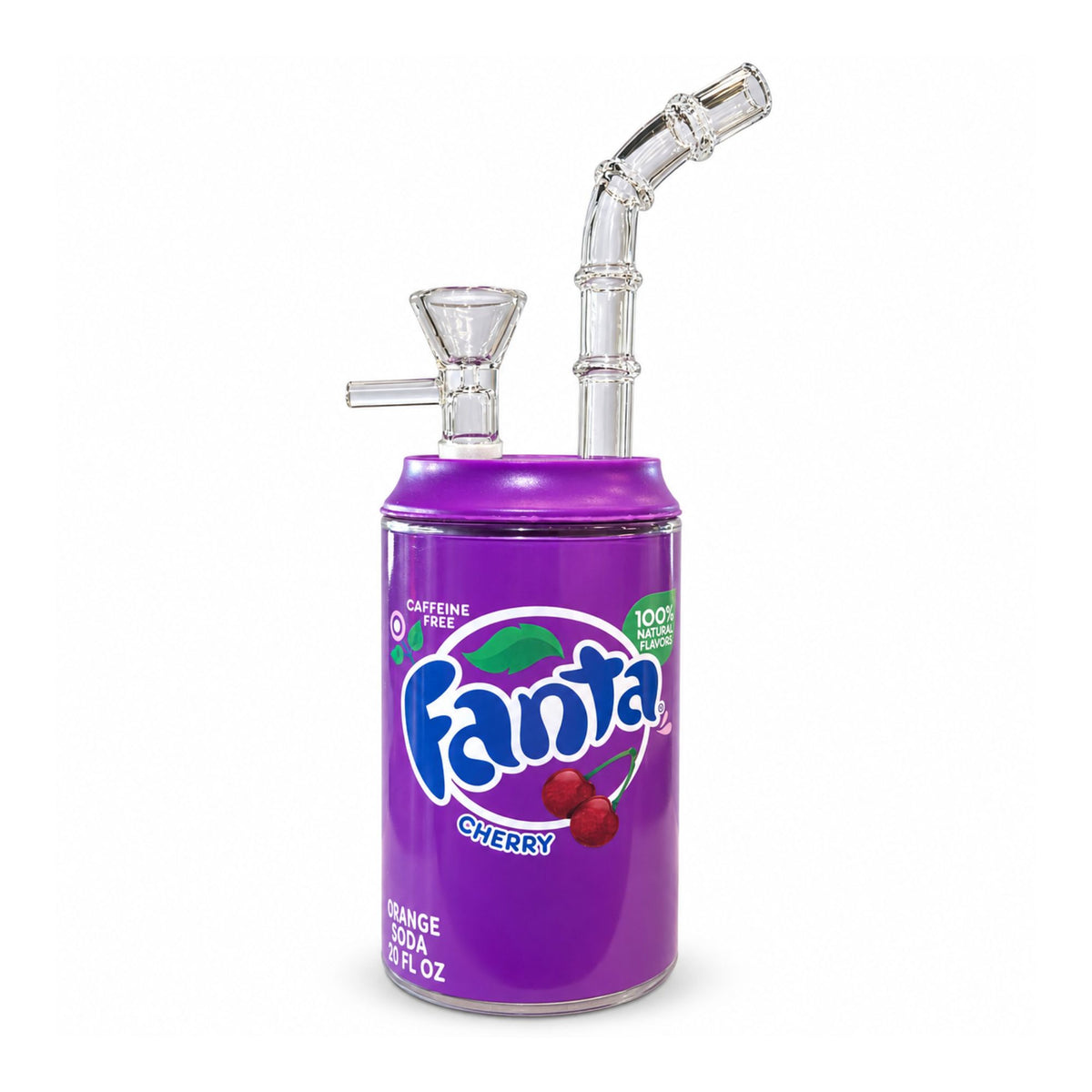 Mini Soda Can Bong With Bowl - Fanta
