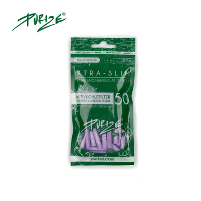 PURIZE XTRA Slim 5.9mm Filters Pack of 50 - Purple