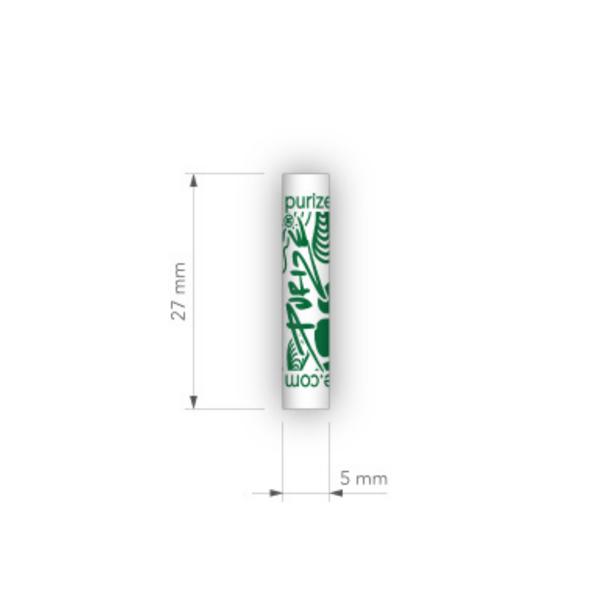 PURIZE® Super Slim 5mm Filters Dimensions