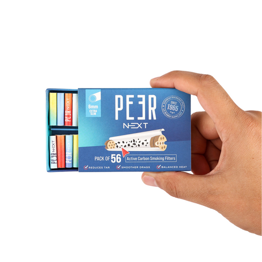 Peer Next Active Carbon Filters | 6mm - Pack of 56