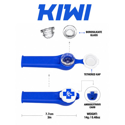 Piecemaker Kiwi Silicone Smoking Pipe