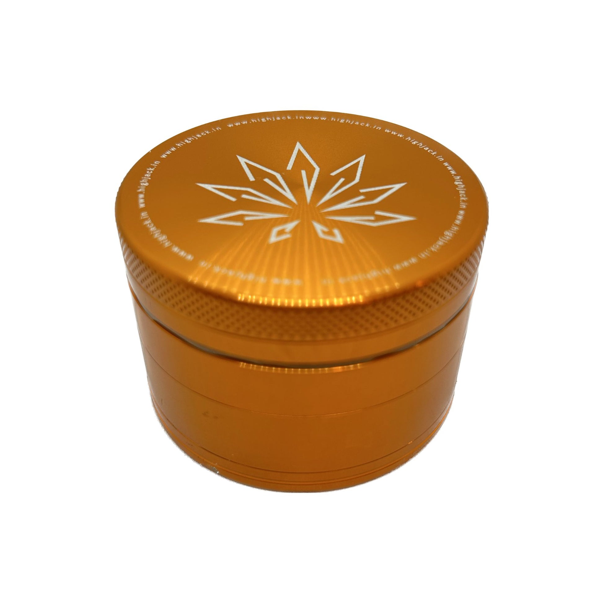 Grinder Relieve Metal【4 Partes】Hoja Marihuana ✓ 40mm ✓