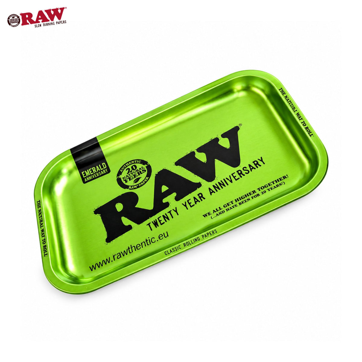 RAW 20th Anniversary Rolling Tray – Small

