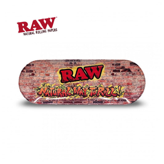 RAW Metal Skate Deck Rolling Tray - Graffiti 3
