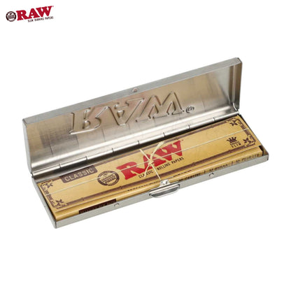 RAW Steel Tin for King Size Slim Rolling Papers
