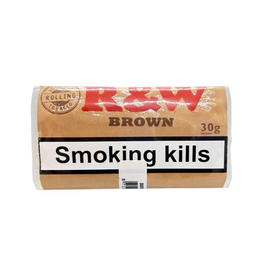 R&W Brown Rolling Tobacco 30gms Pack