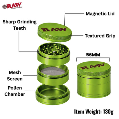 4 Part Raw Metal Grinder 