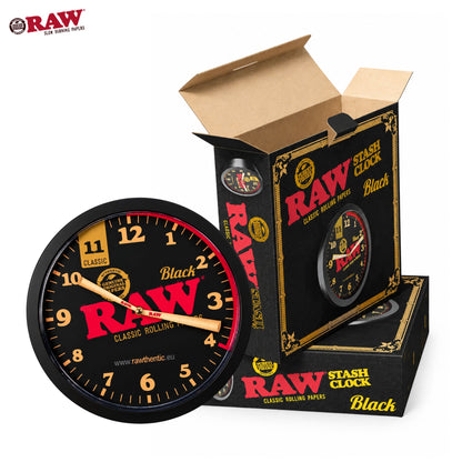 Raw Wall Mount Clock - With Hidden Compartments