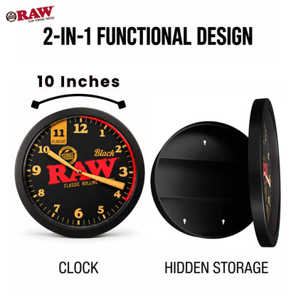 Dual Function RAW Stash CLock