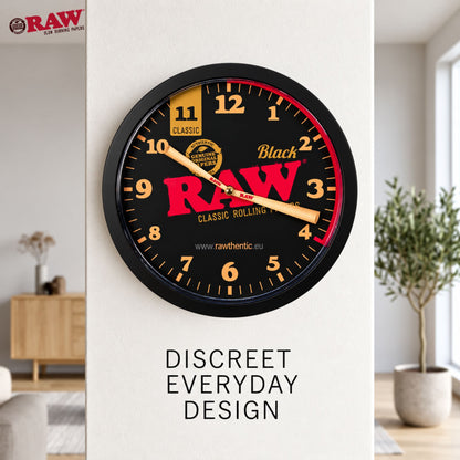Raw Wall Mount Clock - With Hidden Compartments