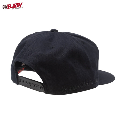 Raw Plain Black Baseball Cap | Poker Hat With Secret Hidden Pocket