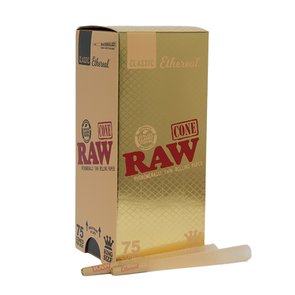 RAW Ethereal Pre-rolled Cones Box