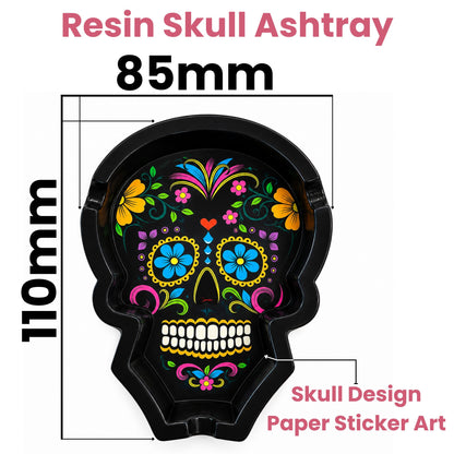 Sugar Skull Ashtray Dimension 