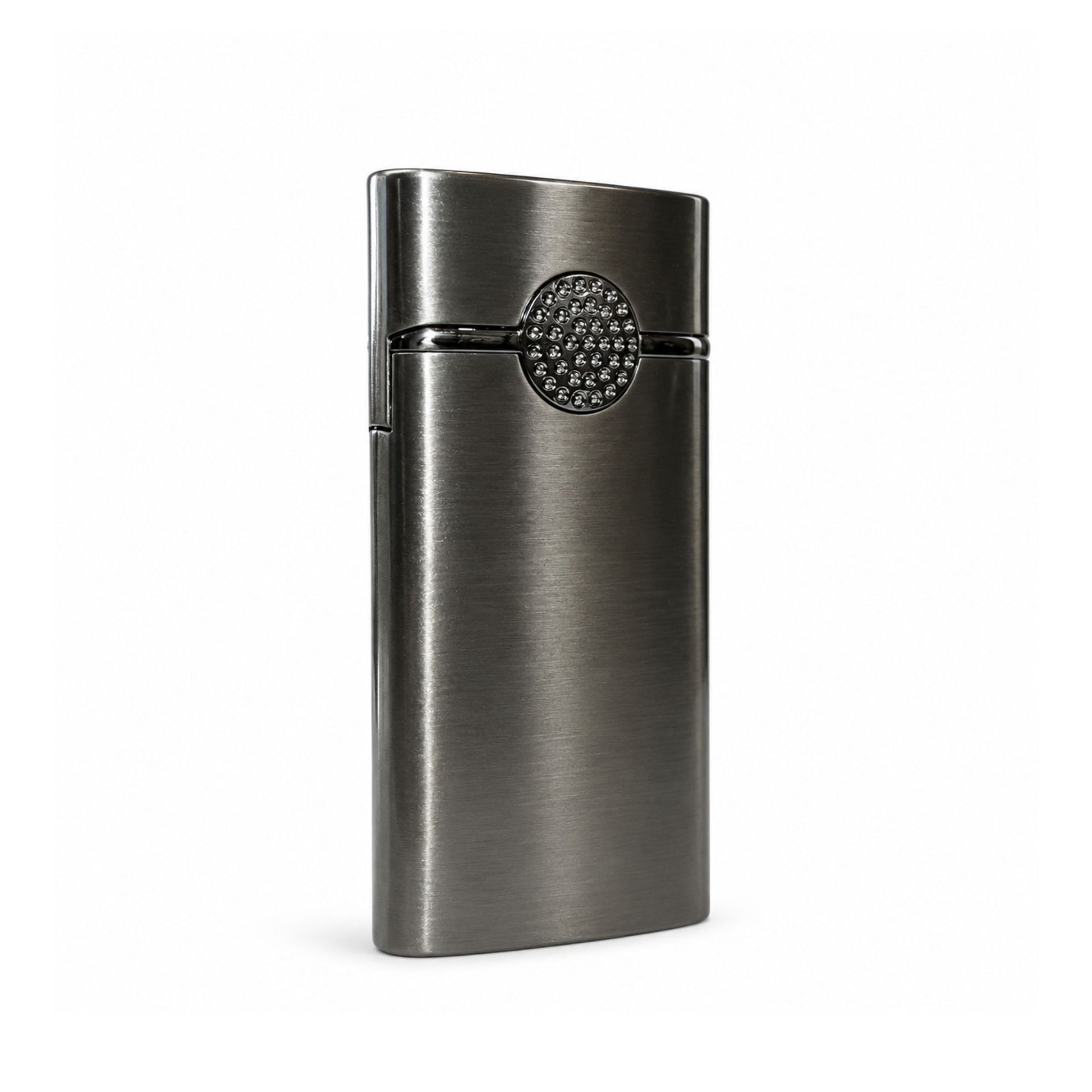 Sleek Jet Pink Flame Lighter- Black Ice