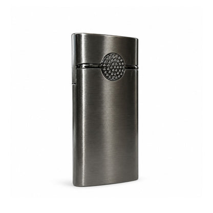 Sleek Jet Pink Flame Lighter- Black Ice