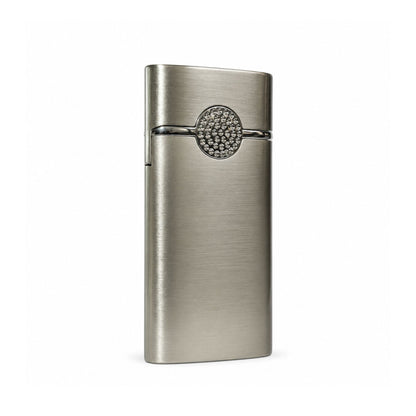 Pink Flame Jet Lighter - Silver