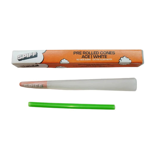 SPIFF Pre-Rolled Cones Ace Pack of 50 - White
