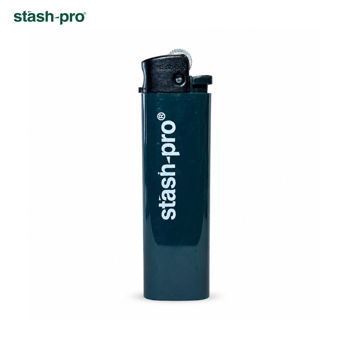 Stash Pro Normal Flame Lighter - Forest Green