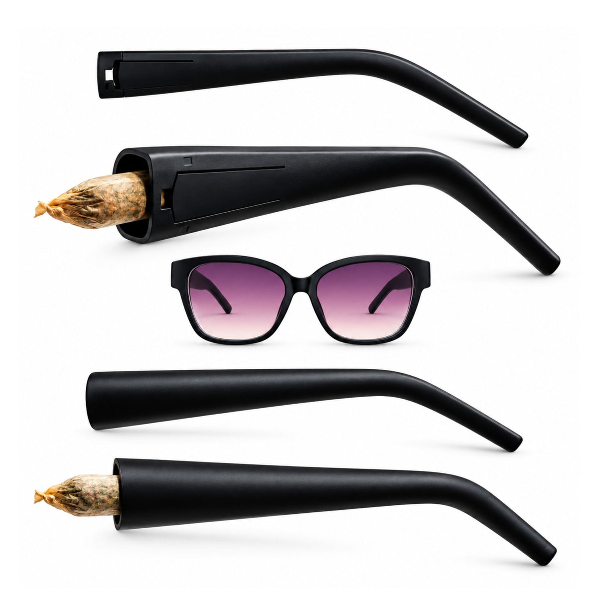 Stylish Sunglasses With Hidden Joint Storage
