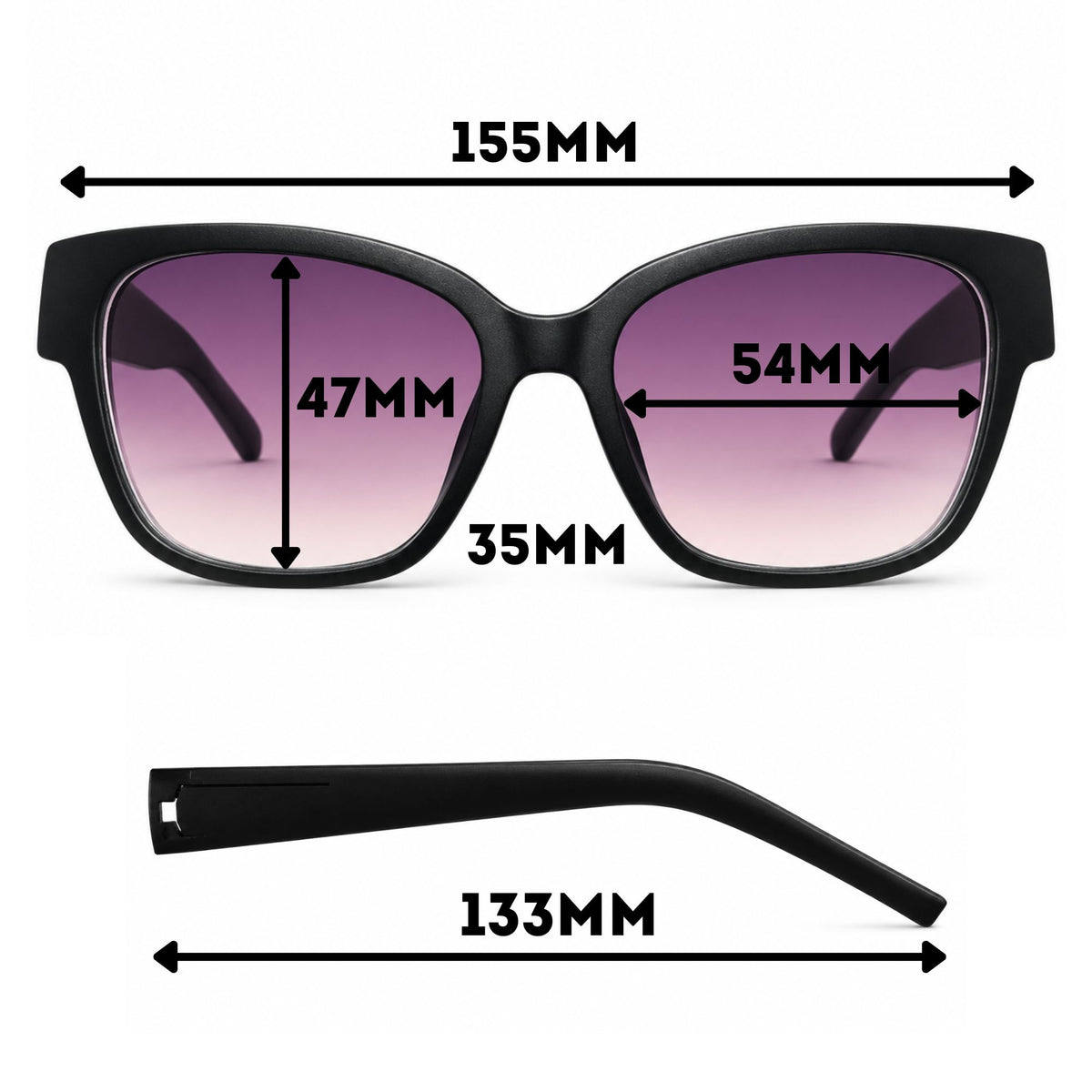 Sunglasses dimension