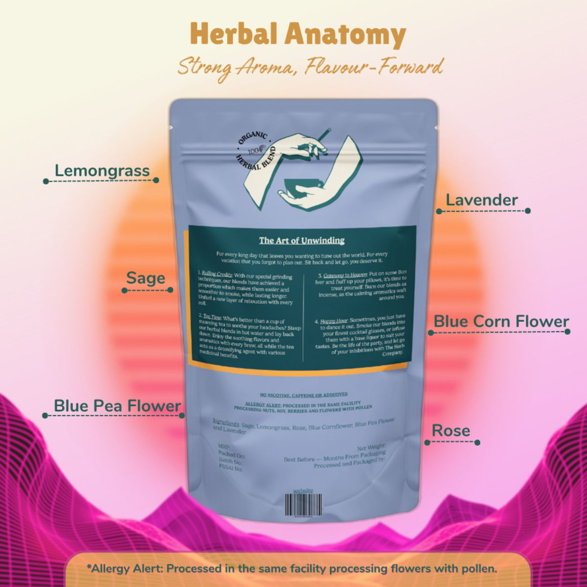 The Herb Company Herbal Blend - Vaporwave